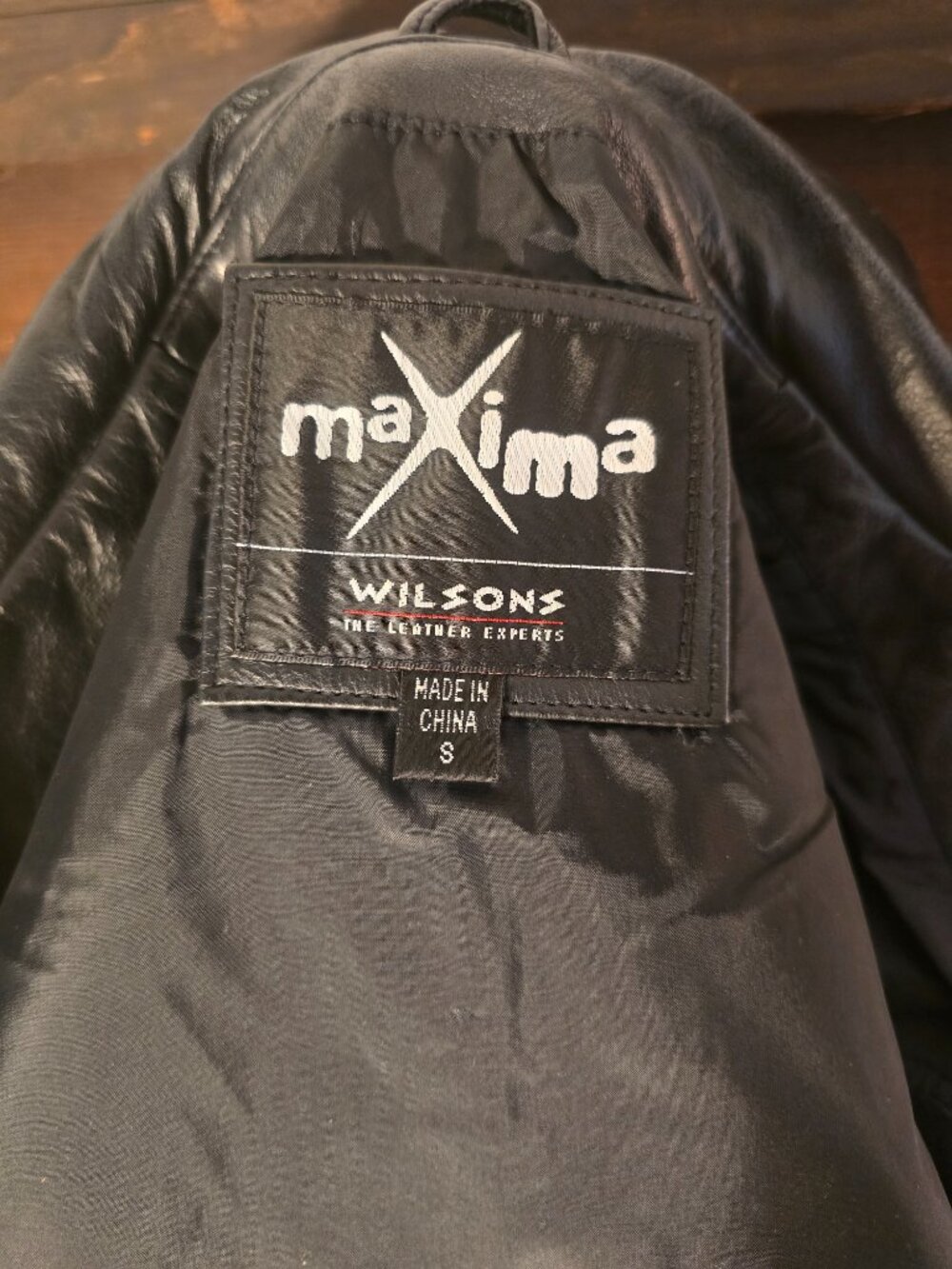 Wilson's Maxima Black Leather Vest - Picture 7 of 7